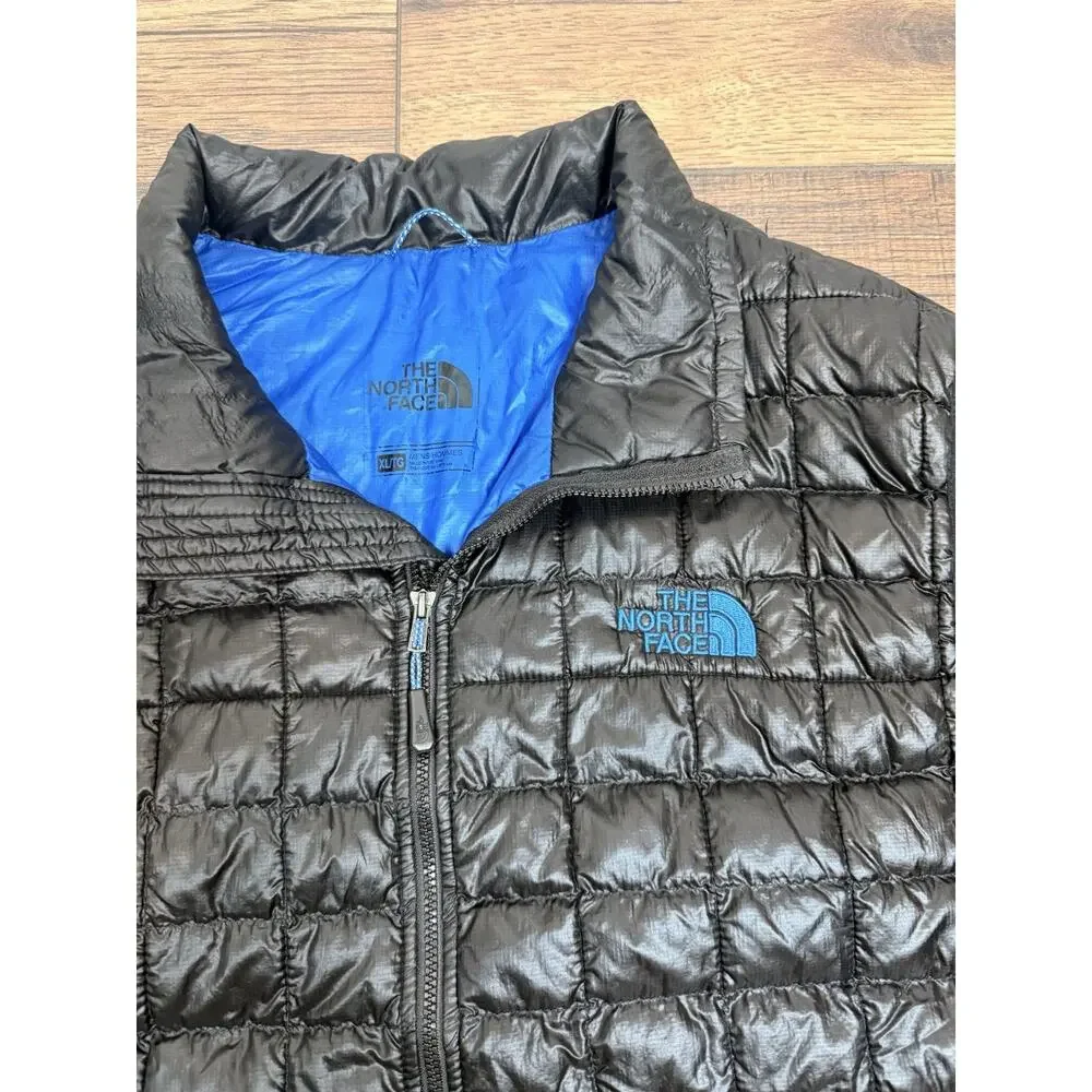 The North Face Vest Mens XL ThermoBall Eco Black Quilted Puffer Lightweight